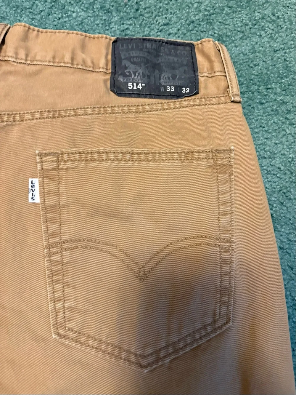 Levi's 514 Straight Fit Pants - Tan
